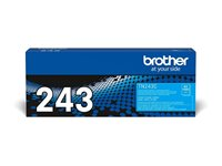 Brother TN243C - Cyan - original - tonerkassett - för Brother DCP-L3510, L3517, L3550, HL-L3210, L3230, L3270, MFC-L3710, L3730, L3750, L3770 TN243C