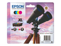 Epson 502XL Multipack - 4-pack - svartfärgad, gul, cyan, magenta - original - formbar - bläckpatron - för Expression Home XP-5100, 5105, 5150, 5155; WorkForce WF-2860, 2865, 2880, 2885 C13T02W64510