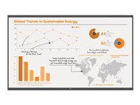 LG CreateBoard 86TR3PN - 86" Diagonal klass TR3PN Series LED-bakgrundsbelyst LCD-skärm - utbildning/företag - med touchskärm (multi touch) / 8 mikrofoner - Android - 4K UHD (2160p) 3840 x 2160 - Direct LED - svart 86TR3PN-B