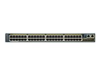 Cisco Catalyst 2960S-48FPS-L - Switch - Administrerad - 48 x 10/100/1000 (PoE) + 4 x SFP - rackmonterbar - PoE WS-C2960S-48FPS-L