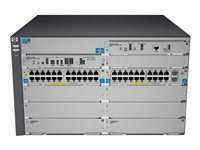 HPE 8206 zl Switch - Switch - L4 - Administrerad - rackmonterbar - PoE - med HP E8200 zl Switch Premium License J9640A