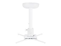 Multibrackets M Universal Projector Ceilingmount 300-500 with Fine tune - Monteringskomponent (takmontering, kontakthållare, teleskoppåle) - för projektor - vit 7350073733149