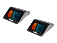 Crestron Flex UC-MX50-NC-T - För medelstora Microsoft Teams-rum - paket för videokonferens (pekskärmskonsol, mini-dator, HDMI till USB 3.0-omvandlare) - svart UC-MX50-NC-T