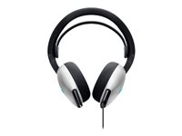 Alienware Gaming Headset AW520H - Headset - fullstorlek - kabelansluten - USB, 3,5 mm kontakt - månljus AW520H-W-DEAM