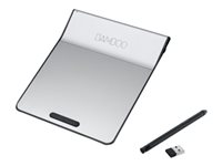 Wacom Bamboo Pad Wireless - Digitaliserare - höger- och vänsterhänta - trådlös - 2.4 GHz - trådlös USB-mottagare - svart, metallgrå CTH-300K