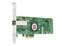 HPE FC2142SR - Värdbussadapter - PCIe låg - 4Gb Fibre Channel - för ProLiant DL160 G6, DL165 G7, DL360 G7, DL370 G6, DL380 G7, DL385 G7, ML350 G6, ML370 G6 A8002B