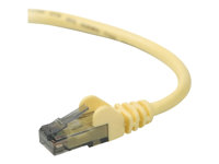 Belkin High Performance - Patch-kabel - RJ-45 (hane) till RJ-45 (hane) - 1 m - UTP - CAT 6 - formpressad, hakfri - gul - för Omniview SMB 1x16, SMB 1x8; OmniView SMB CAT5 KVM Switch A3L980B01M-YLWS