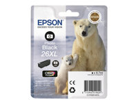 Epson 26XL - 8.7 ml - XL - foto-svart - original - bläckpatron - för Expression Premium XP-510, 520, 600, 605, 610, 615, 620, 625, 700, 710, 720, 800, 810, 820 C13T26314010