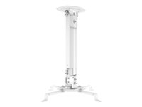 Multibrackets M Universal Projector Ceilingmount I - Monteringssats (lutande takmontering) - för projektor - vit - takmonterbar 7350022730311