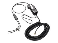 Poly SDS 1031-10 - PTT (push-to-talk)-förstärkare för headset - utan förstärkning, dubbla kanaler, dynamisk, NC6MX-kontakt 8K7A1AA#AC3