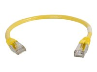 C2G Cat5e Booted Shielded (STP) Network Patch Cable - Patch-kabel - RJ-45 (hane) till RJ-45 (hane) - 4 m - STP - CAT 5e - formpressad - gul 83813